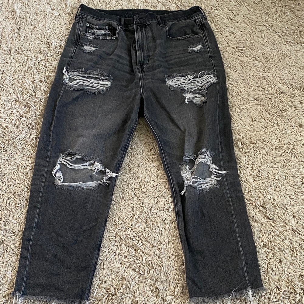 American Eagle Outfitters Gray Comfort Stretch Jeans